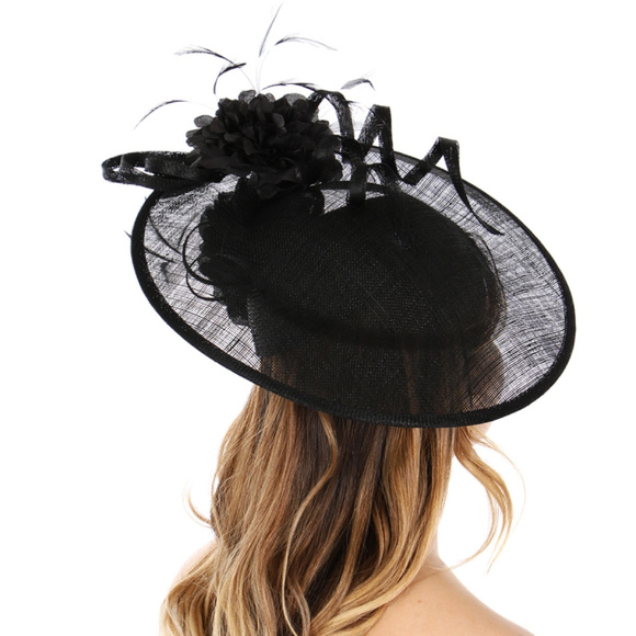 Double flower fascinator Hat formal